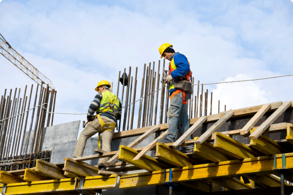 engineers working on site